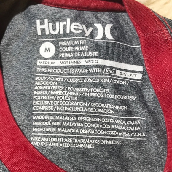 Hurley Jersey Tee - Picture 3 of 3